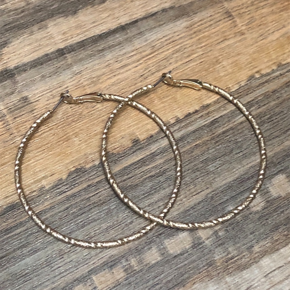 Gold Hoop Earrings
